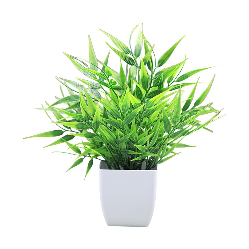 Simulation Green Plant Potted Ornaments Plant Combination Indoor Desktop Ornaments Simulation Artificial Flower Plant Bonsai