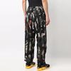 Y-3 FW21 Abstract Print Loose Straight Leg Sports Pants Men Pants Black HB3326