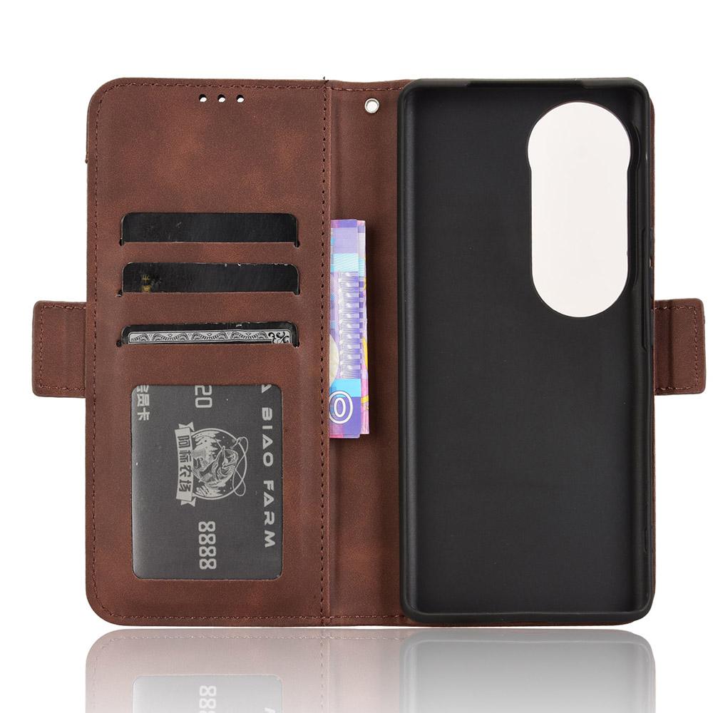 For vivo S19 Pro 5G/V40 5G Case Multiple Card Slots Leather Stand Phone Cover