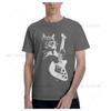 Rock Cat Playing Guitar Funny Guitar Cat Men T-Shirt Hiphop Oversized T Shirt Casual Cotton Daily Four Seasons Streetwear Tees