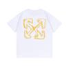 9065 Bianco Sporco 2026 Primavera/Estate Nuova Grafica Lettere Freccia Fantasia Girocollo con Cappuccio Manica Corta T-shirt da Uomo e Donna