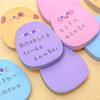 60 Sheets Self Adheive Note Paper Small Notepads Cartoon Notes Unllined Sheet Reminders On Fridges Notebook Calendar