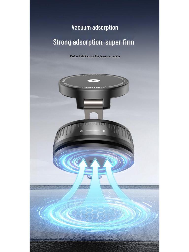 Rotatable Magnetic Car Phone Holder with Wireless Charging