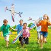 TOYANDONA 5Pcs Rubber Band Powered Aircraft Airplane Model Creative Helicopter for Kids Throwing Glider Airplane Toy for Birthday Party Favor Prize