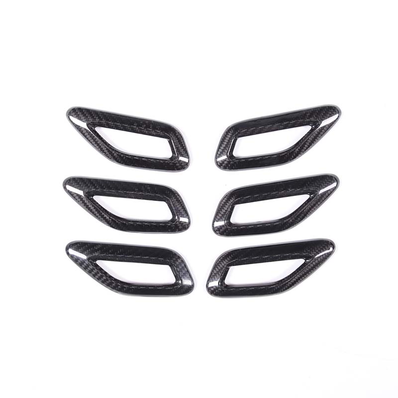 

For Maserati Grecale 2026-23 Real Carbon Fiber Side Air Vent Fender Cover Car Wheel Fender Side Air Outlet Vent Trim Accessories