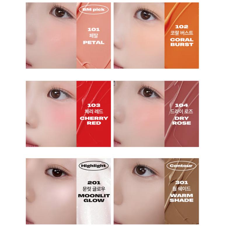 COSIERO Icon Color Wand 6 Farben | Koreanischer Lippen- & Wangenstift