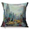 Modern Abstract Oil Painting Decoration Cushion Cover Colorful Graffiti Art Square Pillowcase Home Decor Room Bed Cushion Cover