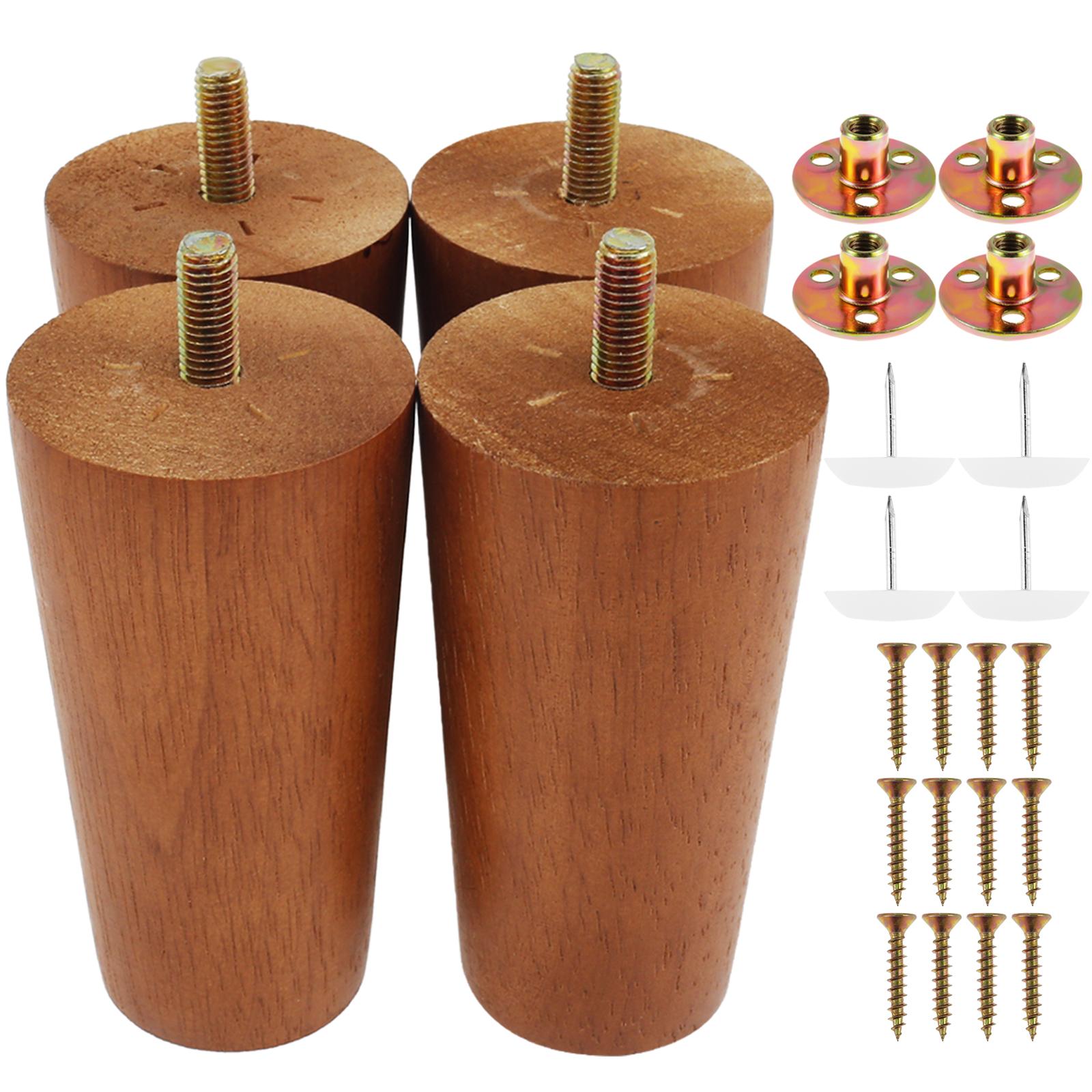 

4/8 шт. Деревянные ножки для мебели Прочные ножки для дивана Здоровые ножки для дивана Надежные ножки для шкафа Многоцелевые ножки для стула для шкафа Дивана