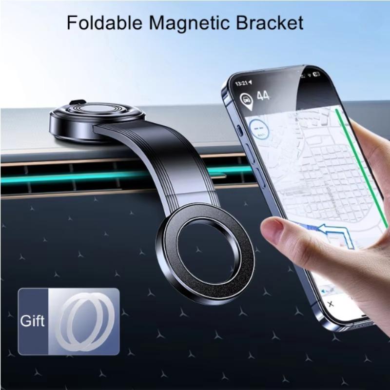 For Magsafe Magnetic Car Phone Holder Stand Car Mount Support GPS Mobile Bracket in Car for IPhone 16 17 Samsung Xiaomi