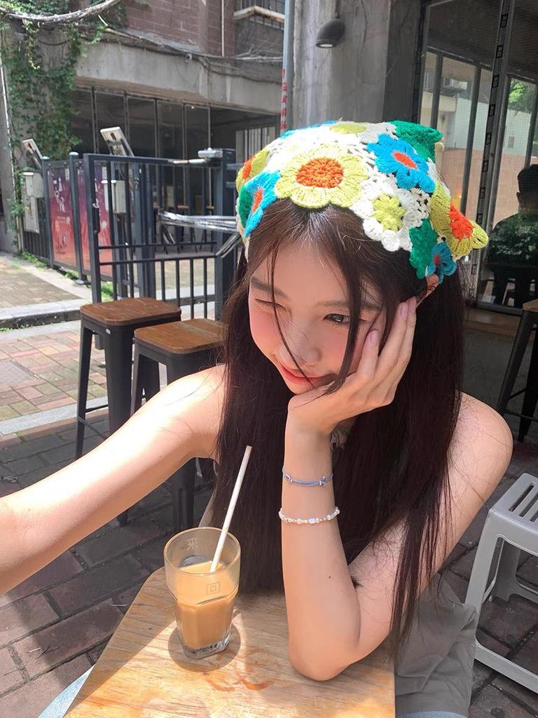 French Lace Bandana Scarf: Summer Silk Hair Tie & Headband Accessories