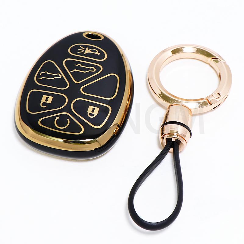 Schlüsselanhängerhülle für GMC Acadia 2007-2016 Yukon XL/Chevy Suburban Tahoe Traverse für Cadillac Escalade SRX für Buick Enclave