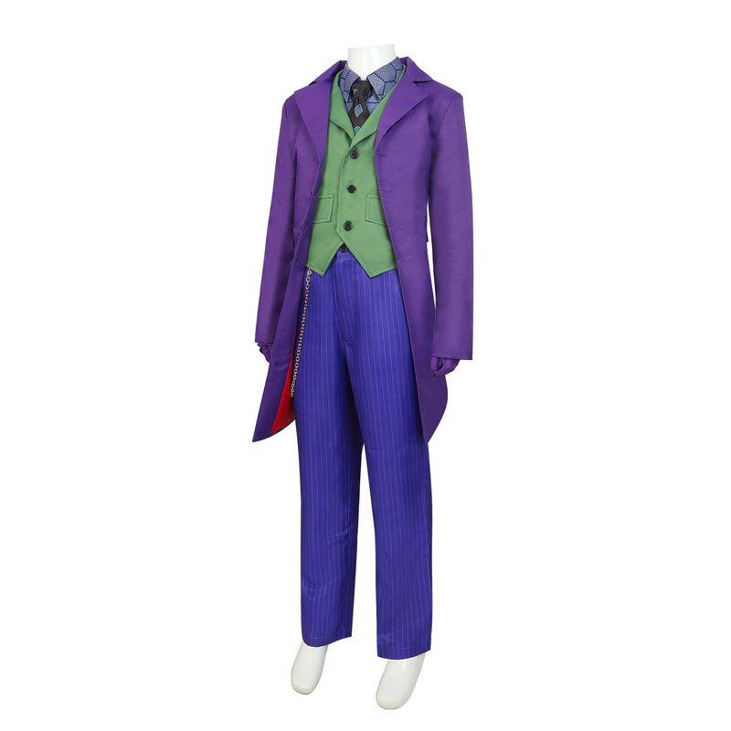 Dark Knight Joker Heath Ledger Kidsren's Cosplay Costume Halloween Costume Kidsren's Clown Cosplay Costume