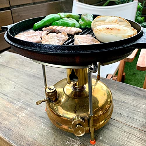 Roost Outdoors Brass Kerosene Stove Kerosene Burner Pressure Stove Single Burner