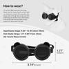Pet Sunglasses Dog Goggles Waterproof Snow Windproof Small Dog Sunglasses Eyewears for Outdoor Travel Driving Riding Dog Goggles