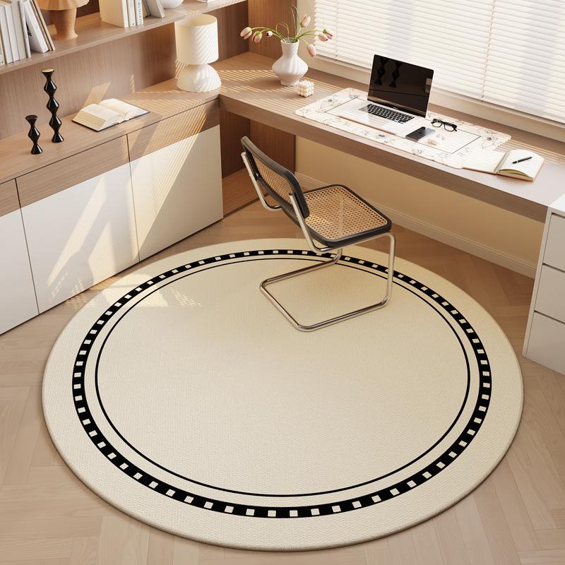 Carpet Living Room Round Dopamine Floor Mat Bedroom Bedside Dirt-Resistant And Easy To Take Care Of Waterproof And Non-Slip Sand Autumn Winter Carpet