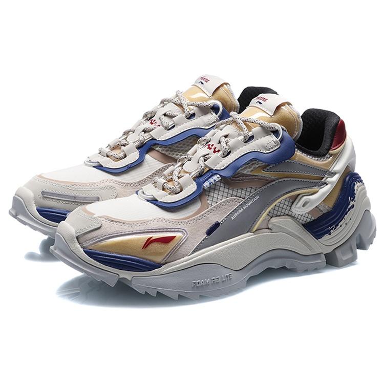 Li-Ning Aurora SkyWalker Y2K Paris Fashion Week 'White Grey Blue' Men's AGCQ057-1