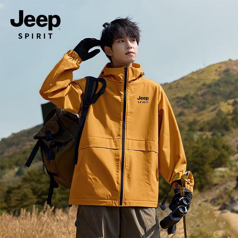 JEEP SPIRIT Herren Outdoor Windbreaker Jacken