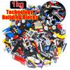 1Kg Asamblare piese tehnice Accesorii Conector Grinda cu împodobire Piese tehnologice de dimensiuni multiple Blocuri de construcție Jucărie pentru copii