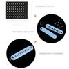 Parking Portable Key Pendant Phone Number Key Ring Anti-lost Key Chain Phone Number Plate Card