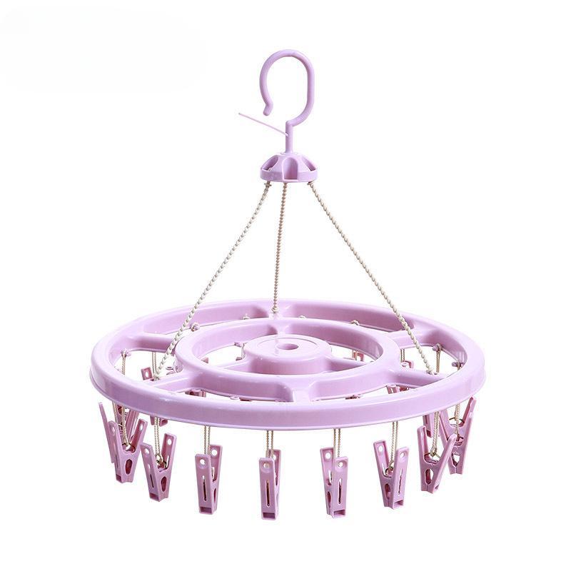 Laundry Hanger Foldable Laundry Clothespin Drying Rack Foes