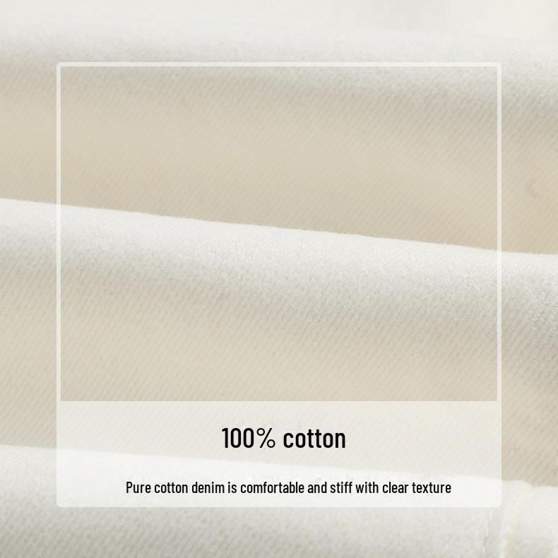 Sickle Women's Wide-Leg Retro White Jeans (Style 3049)