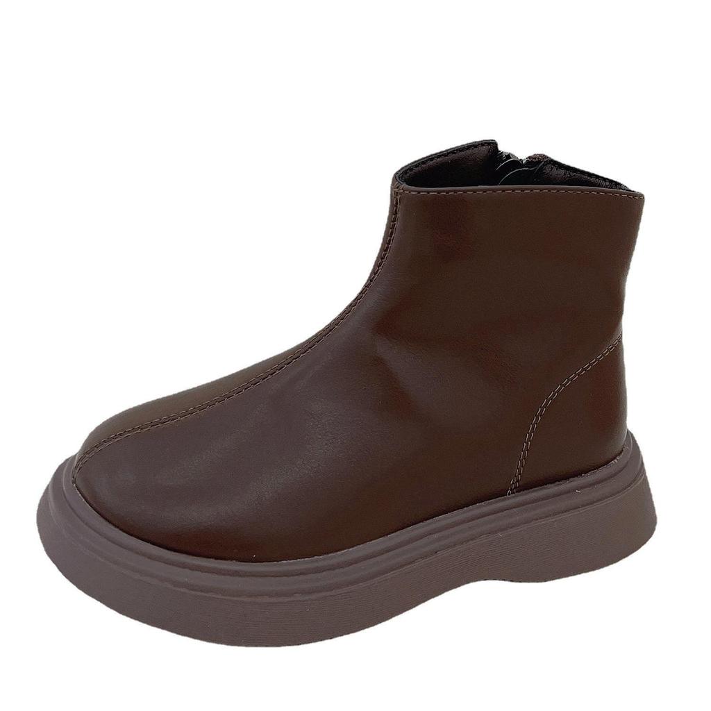 Xia Meng Kids' Martin Boots - Autumn/Winter 2025 Fashion Ankle Boots for Girls and Boys
