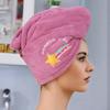 Luxury Microfiber Hair Drying Towel, Fast Dry Shower Cap Turban, Soft Head Wrap For Wet Hair, Bathroom Accessories Spa Towel Cap