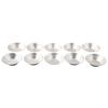 10Pcs Egg Tart Molds with Easy to Control Weight and Reusable Material