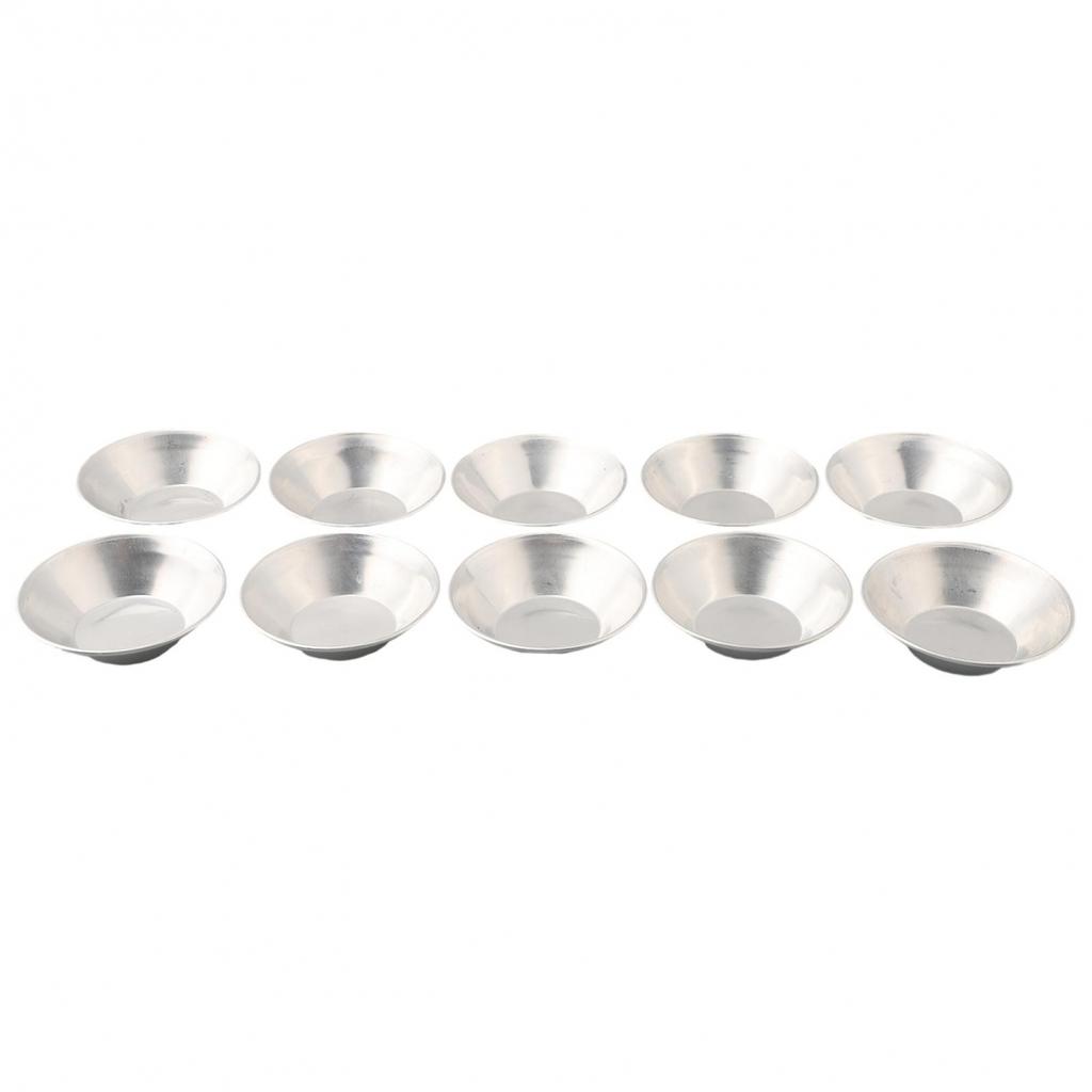 10Pcs Egg Tart Molds with Easy to Control Weight and Reusable Material
