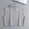 Women Simple Lightweight and Soft False Fake Collar Turtleneck Detachable Fake Collar autumn Hijab Neck Warmer