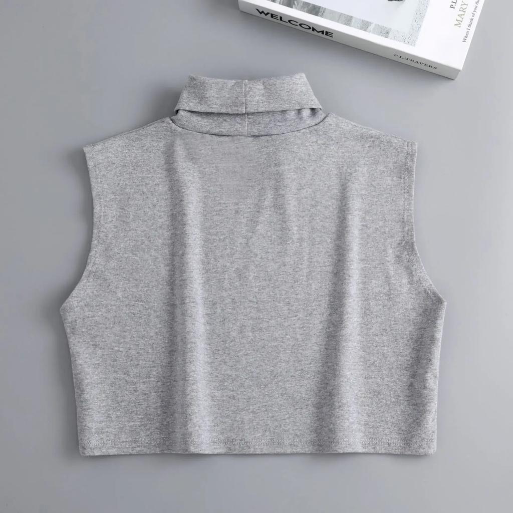 Women Simple Lightweight and Soft False Fake Collar Turtleneck Detachable Fake Collar autumn Hijab Neck Warmer