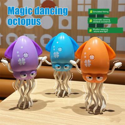 Dancing Octopus Toy with LED Lights Music Obstacle Avoidance Octopus