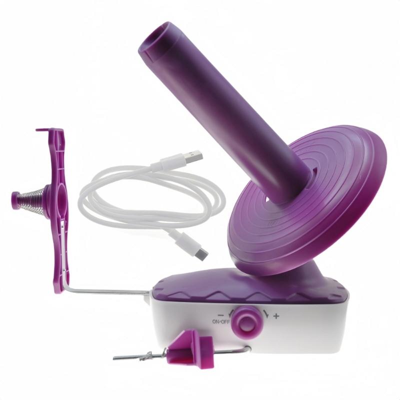 Yarn Ball Winder Electric Yarn Winder Automatic Yarn Spinner Household Weaving Tool Good Helper for Knitting Enthusiasts
