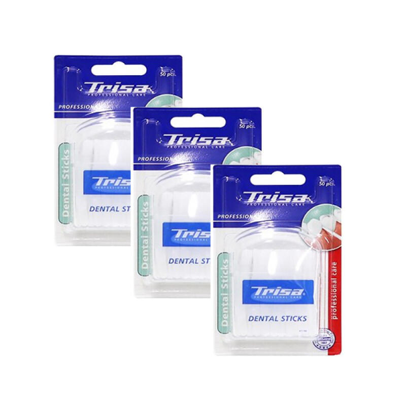 TRISA Dental Stick Flexible Toothpicks 50P x 3 Sets 1762