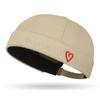 Love Heart Embroidered Docker Beanie Cap Adjustable Cotton Skullcap Casual Streetwear Short Beanie Hat Brimless Tang Hats