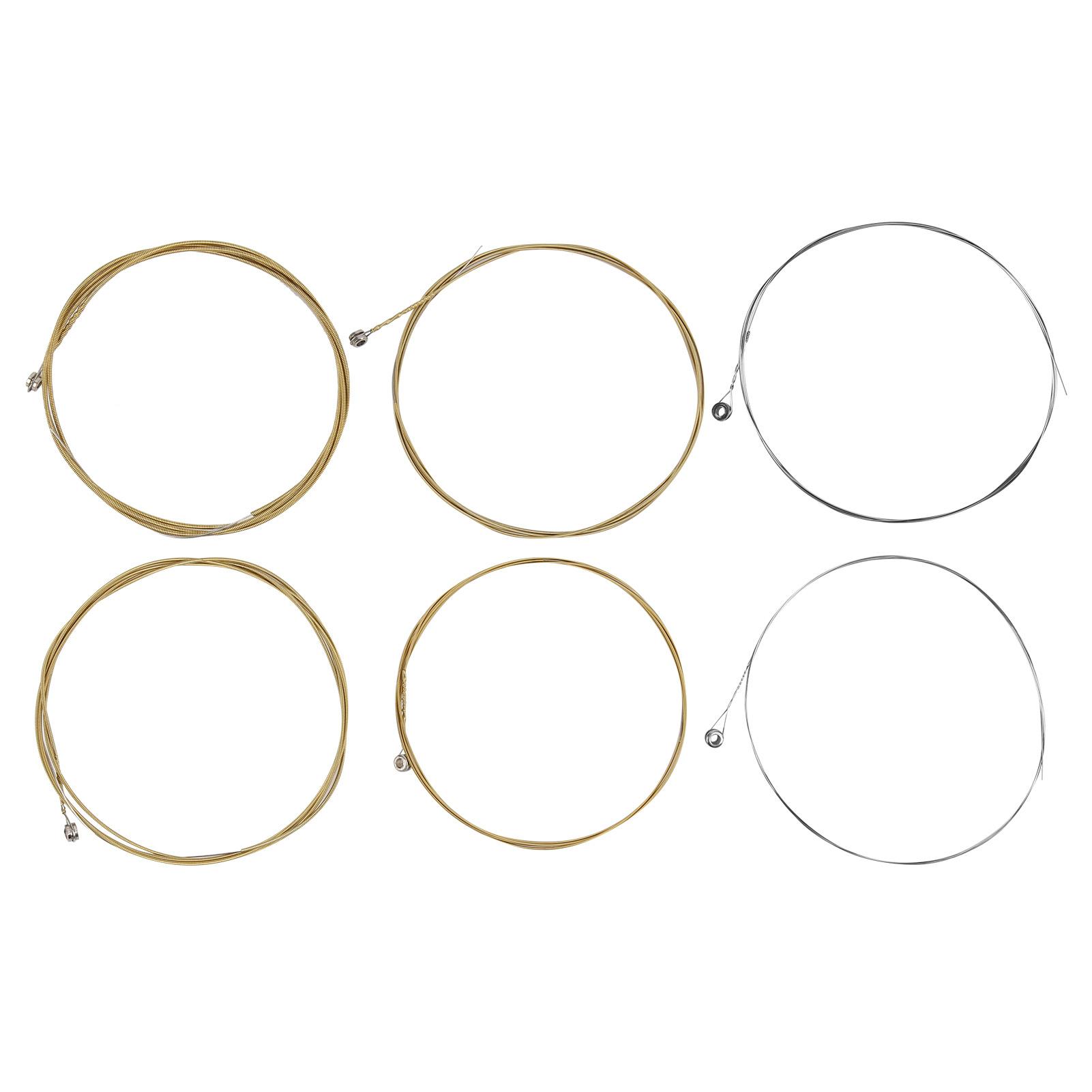

6Pcs Guitar String Tensile Resistance Alloy Wound Stringed Instrument Accessories