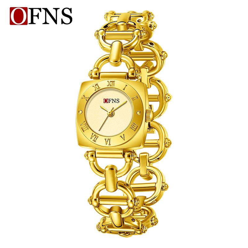 Fashion Rectangle Women Watches Ladies Stainless Steel Strap Waterproof Quartz Wristwatches Reloj Mujer