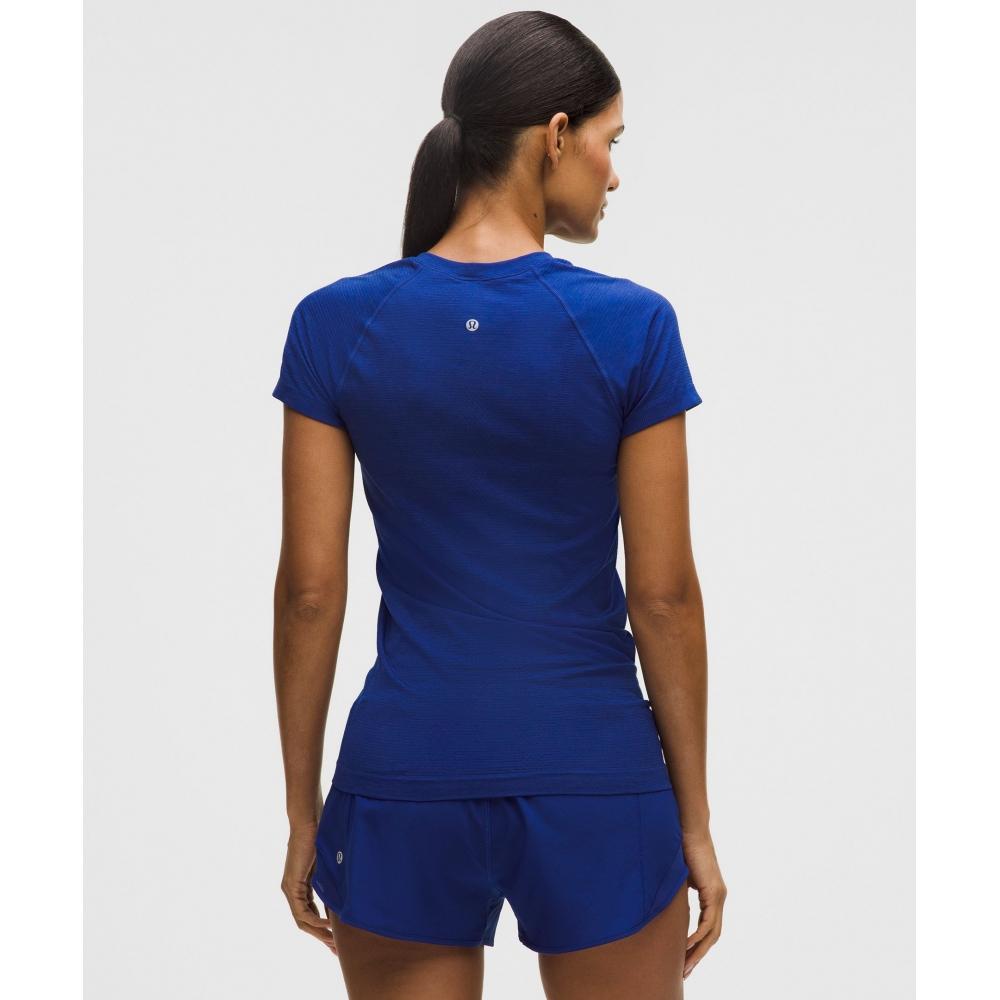 Lululemon Swiftly Tech Short Sleeve Shirt 2.0  Hip Length Deep Sea Blue Deep Sea Blue