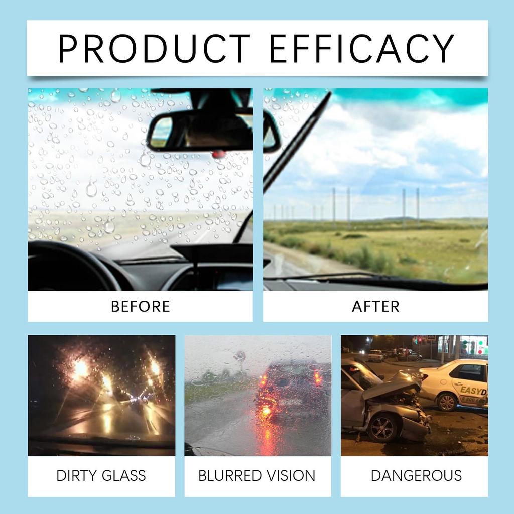 Rayhong Automotive Crystal Coating Windshield Washer 50ml Car Windscreen Cleaner Auto Wiper Glass Cleaner