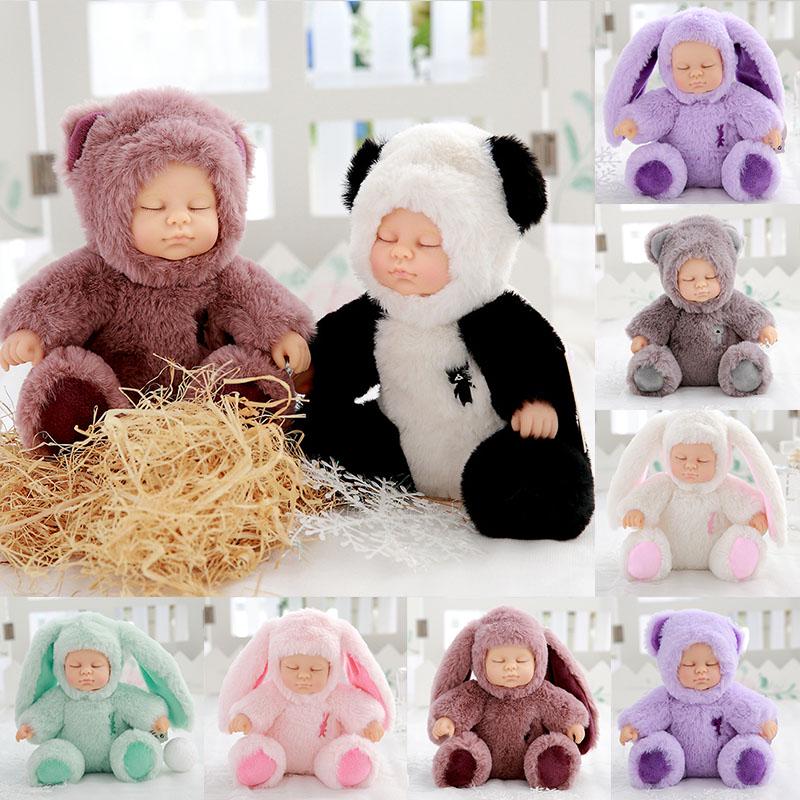 Baby Mini Cute Toy Stuffed Doll Simulated Vinyl Baby Realistic Children Girl