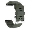 Watch Band for Garmin Forerunner 965/955/945/935 Soft Silicone Strap Bracelet with Silver Buckle