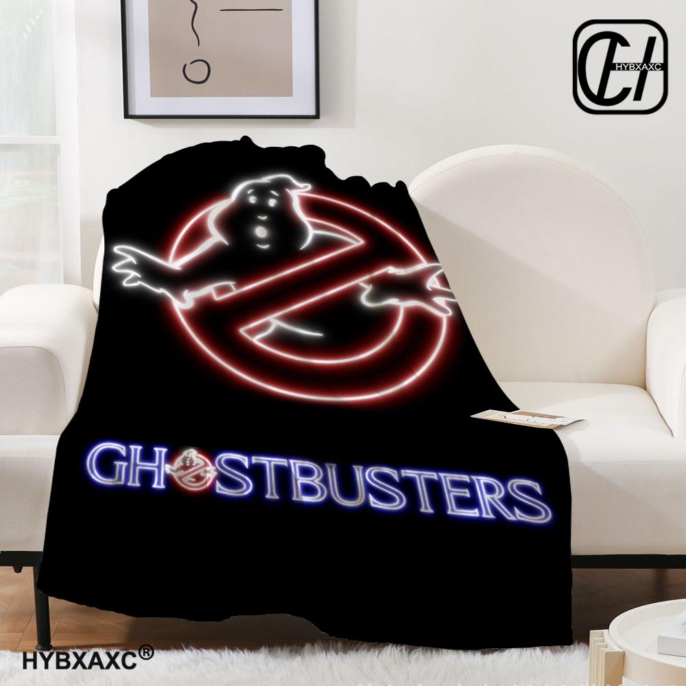 G-Ghostbusters Cartoon-Druckdecke Warme Flanelldecken Weich und Bequem Decke für Zuhause und Reisen Bettwäsche Geburtstagsgeschenk