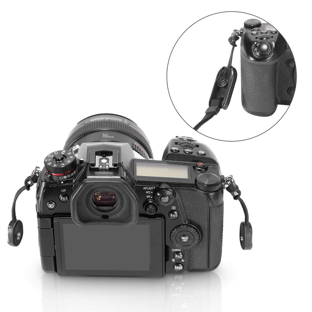 SMALLRIG Ankerschlaufen-Gurtadapter mit Schnellverschlüssen und Dreiecksringen von PAC2421 (Paket 2) -