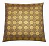 Chrysanthemum and Pear Pattern Cushion Cover for Buddhist Ceremonies, Memorial Services, Buddhist Altars, and Temples (gold Brocade, Size 67 X 68 Cm).
