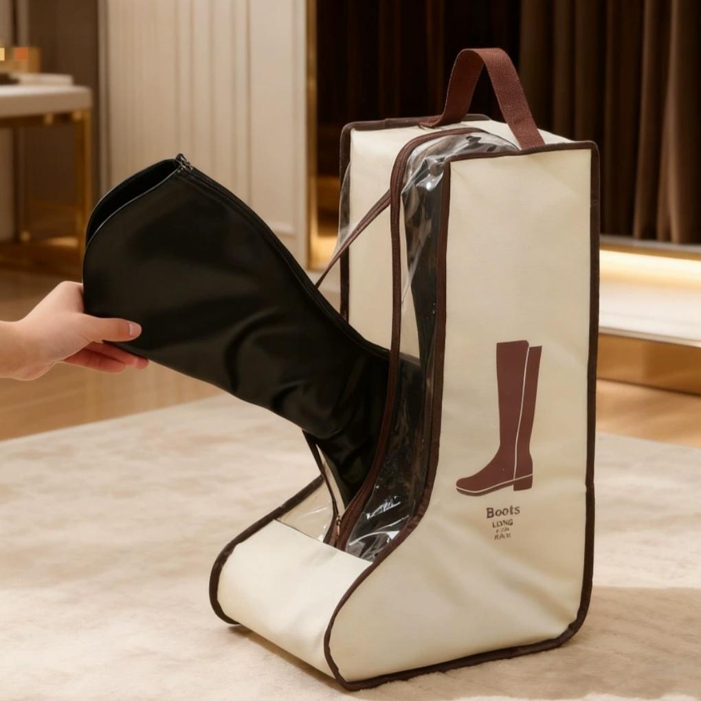 1-4pcs Reusable Boot Storage Bags Multi-Functional Dustproof Shoes Covers for Long and Short Boots Travel Shoe Packing Organizer