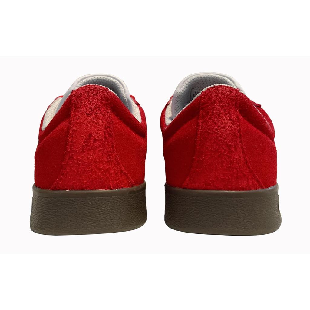 Adidas Vl Court Classic Abrasion Resistant, Lightweight, Balanced Low top Skateboard Shoes Unisex Red White HQ1802(Team417-)