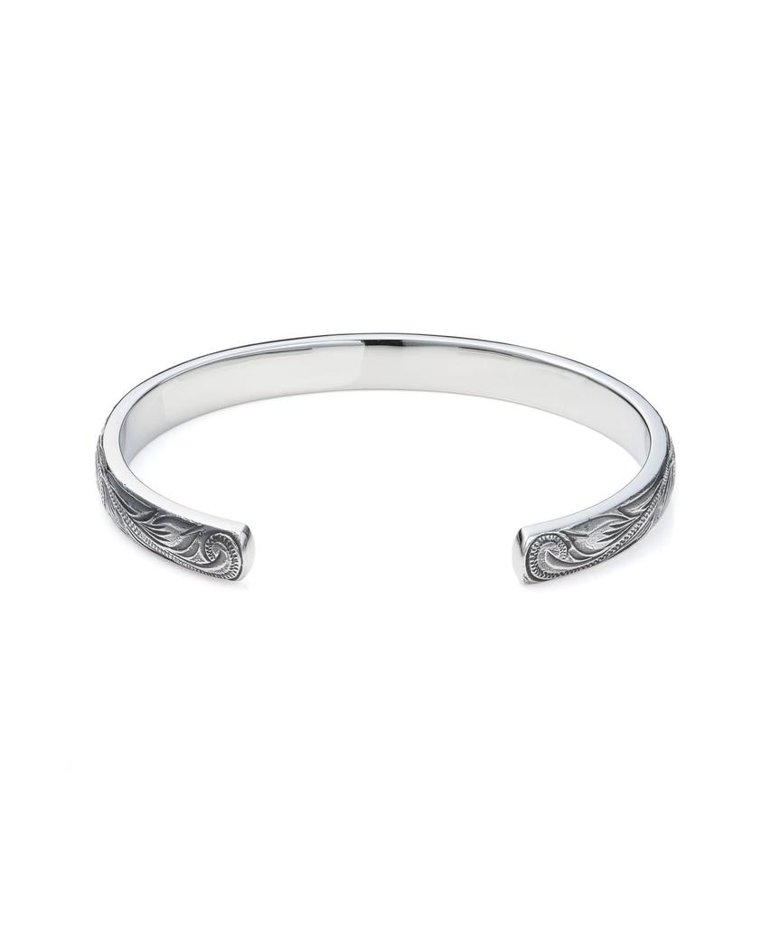 [Lionheart] Bangle/Wristband [Limited Edition] "HAWAIIAN" Round Bangle/Surgical Stainless Steel (Hypoallergenic)