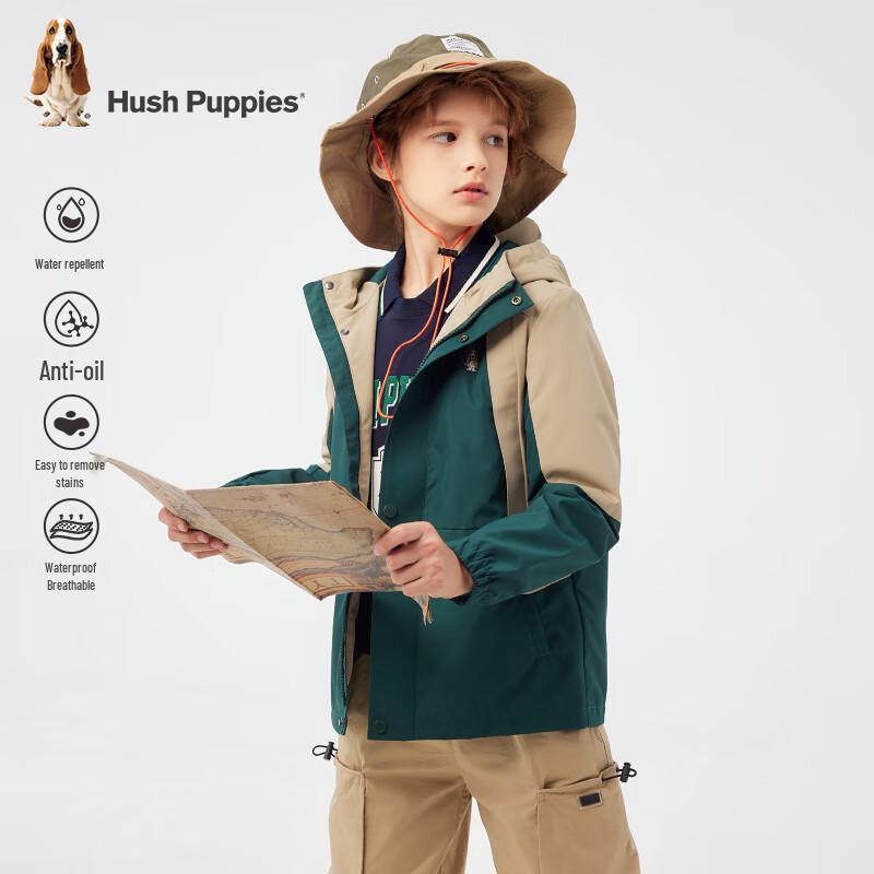 Hush Puppies Kids' Autumn 3-Proof Hooded Jacket