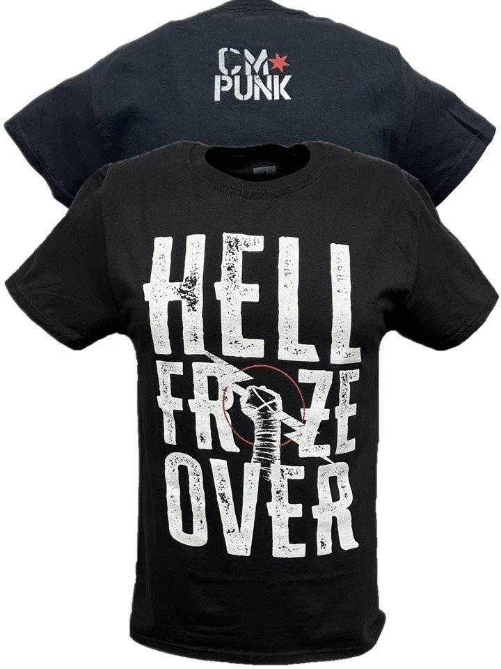 Return of CM Punk Hell Froze Over Black Tshirt S