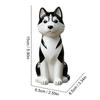 Vases Home Decor Resin Dog Desk Ornament Handcrafted Vase for Home Shelf Bookshelf Entryway Living Room Dining Table Bedroom